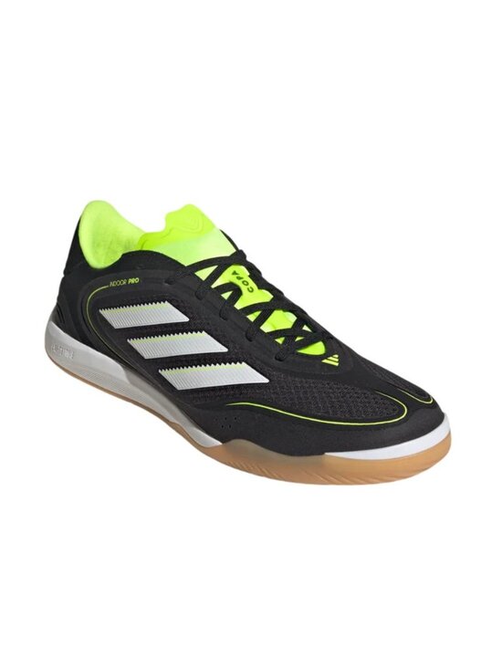 adidas Copa Court Size 11.5 Mens Indoor Soccer Shoes Black Lime White JR2837 NEW main image 5